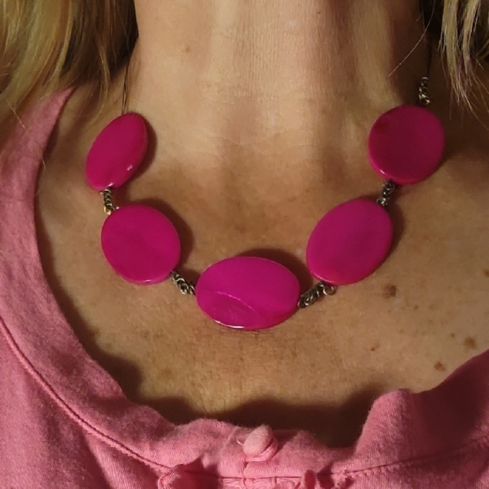 Pink Statement Necklace